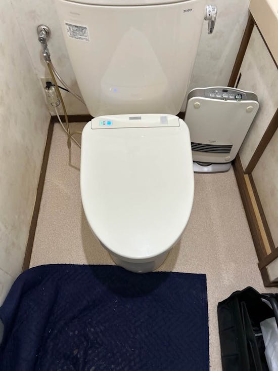 工事前　宮城県宮城郡のお客様の温水洗浄便座交換工事