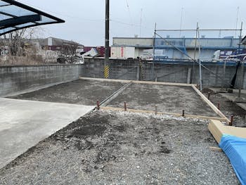 大崎市のお客様のカーポート設置・駐車場土間打ち工事　具体的な工事内容3