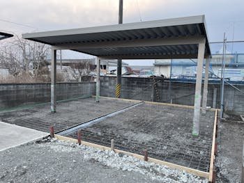 大崎市のお客様のカーポート設置・駐車場土間打ち工事　具体的な工事内容4