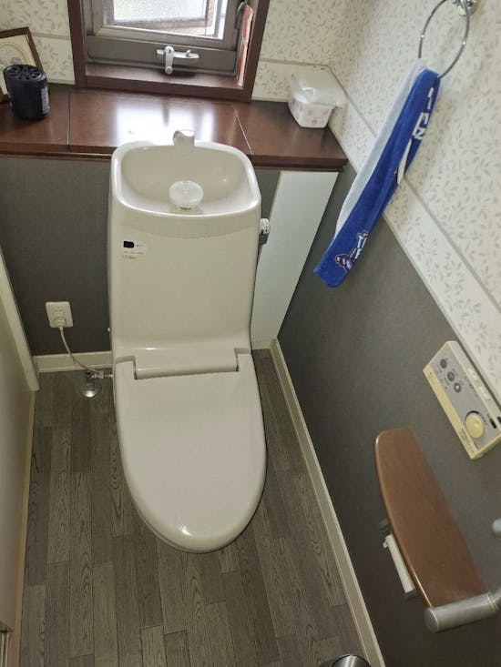 工事前　宮城県富谷市のお客様のトイレ交換工事