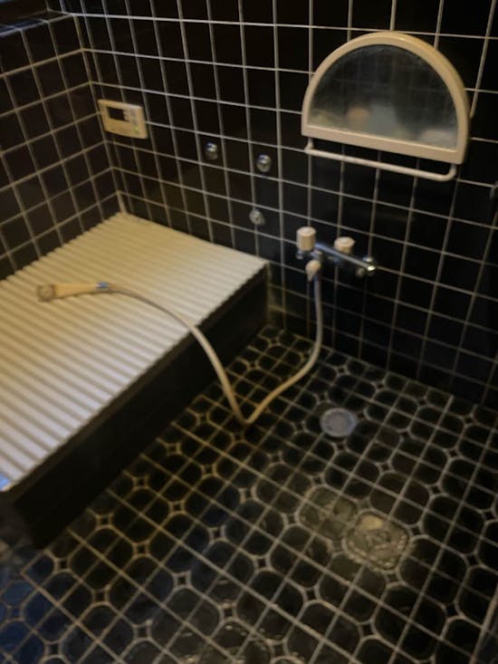 工事前　山梨県都留市のお客様の水栓交換工事