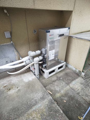 福島県いわき市の石油給湯器交換工事