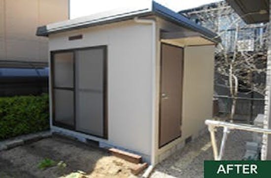 工事後 三重県のお客様のミニハウス工事