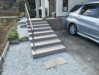 埼玉県飯能市のお客様の外階段改修工事