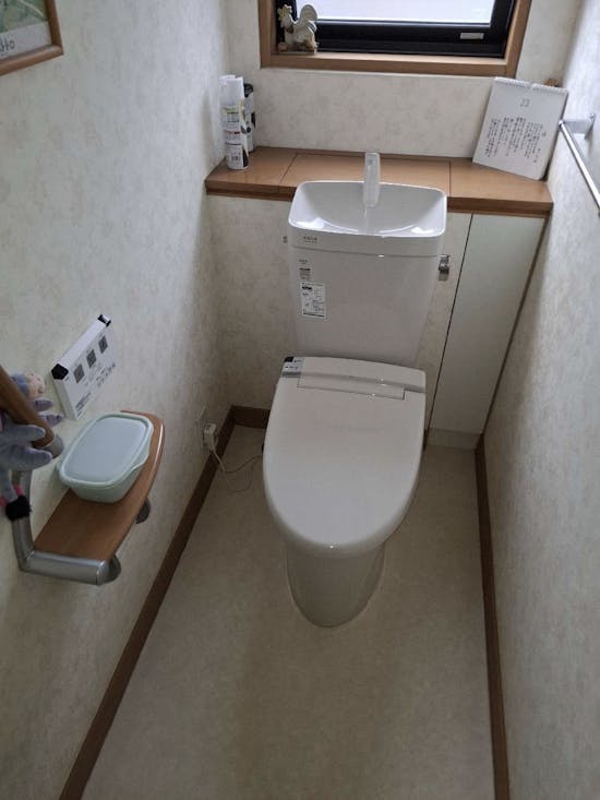 工事後　宮城県大崎市のお客様のトイレ床交換工事