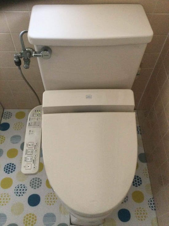 工事前　埼玉県入間市のお客様のウォシュレット交換工事