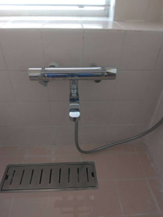 工事後 神奈川県横須賀市のお客様の浴室水栓交換工事