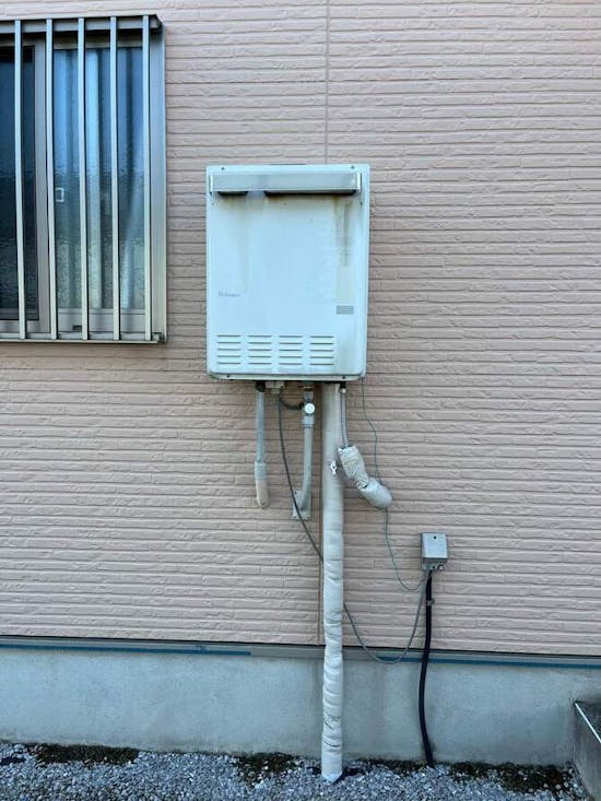 工事前　埼玉県羽生市のお客様のガス給湯器交換工事