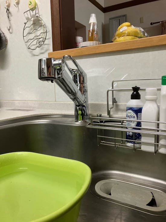 工事後　群馬県前橋市のお客様のキッチンワンホール水栓交換工事