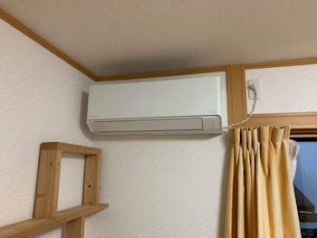 静岡県富士市のお客様のエアコン交換工事