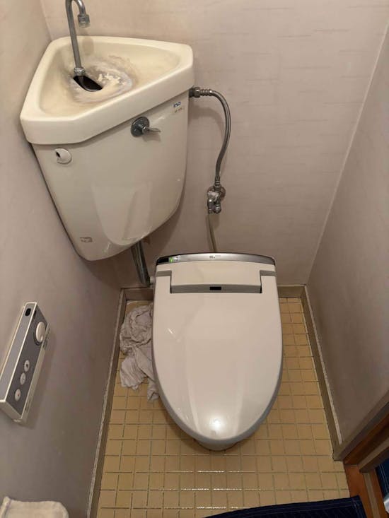工事前　茨城県石岡市のお客様のトイレ交換工事