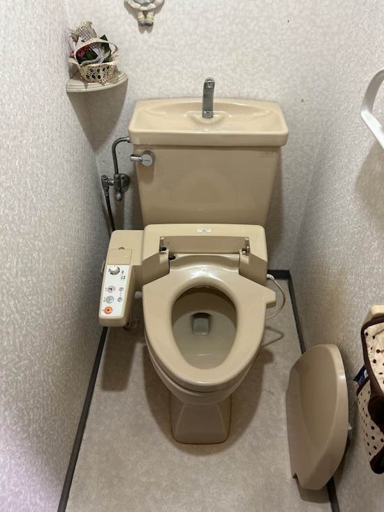 工事前　宮城県仙台市のお客様の温水洗浄便座交換工事