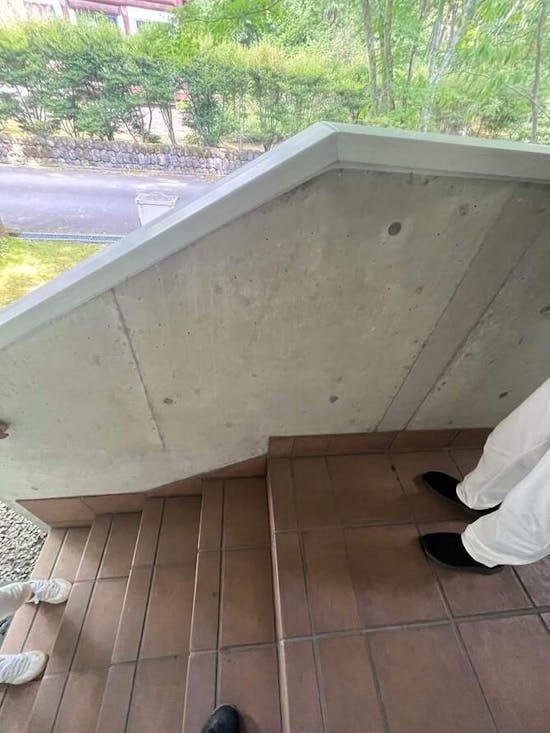 工事前　長野県北佐久郡のお客様の手摺取付工事