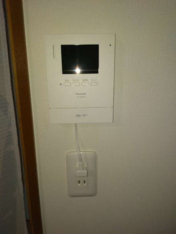 東京都羽村市のお客様のTVドアホン交換工事