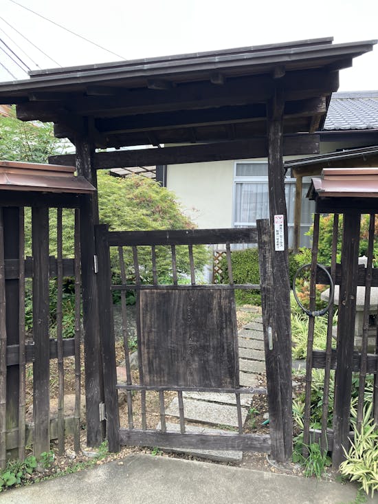 工事前 前橋市のお客様の門扉設置工事