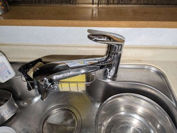 静岡県静岡市のお客様のキッチン混合栓交換工事 