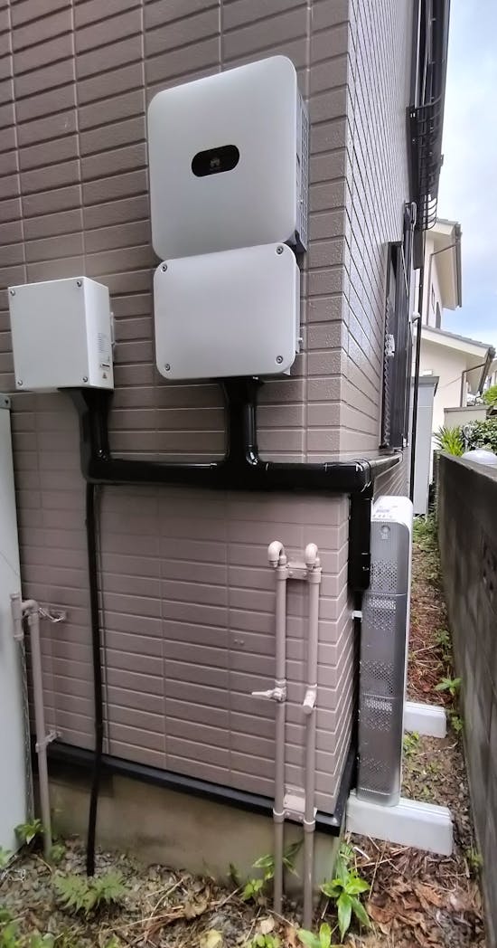 工事後　あきる野市のお客様の太陽光発電・蓄電池・EV（PHEV）工事