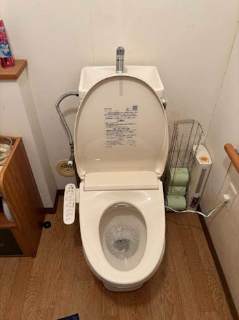 茨城県高萩市のお客様の便座交換工事