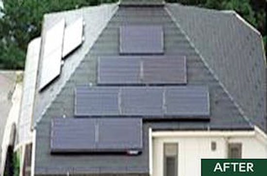 工事後 群馬県のお客様の太陽光発電設置工事