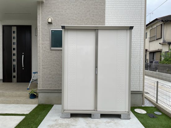 工事後　八王子市のお客様の物置・倉庫工事