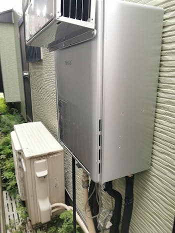 神奈川県茅ヶ崎市のお客様のガス給湯器交換工事