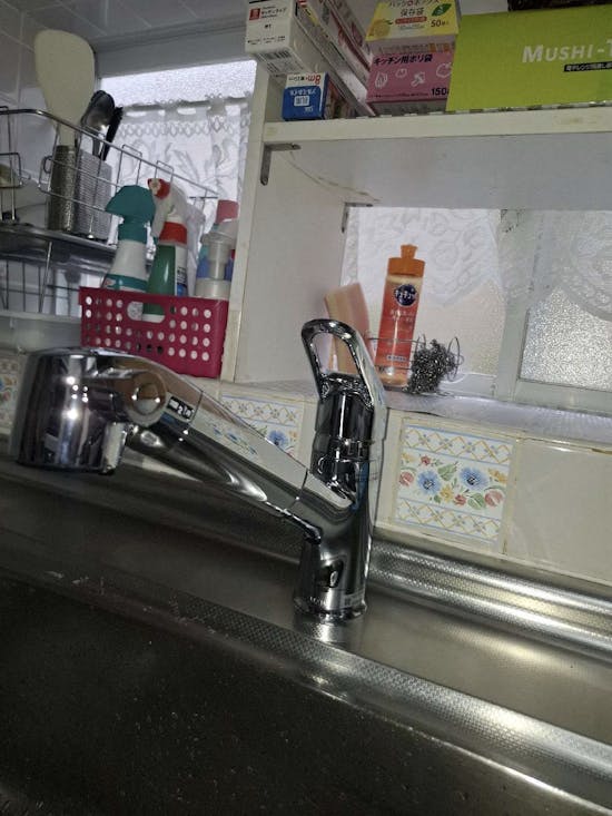 工事後　宮城県遠田郡美里町のお客様のキッチン水栓交換工事