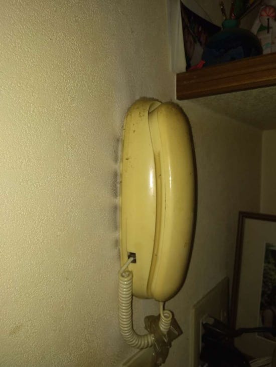 工事前　東京都福生市のお客様のTVドアホン交換工事