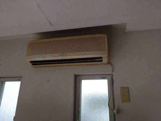 工事前　神奈川県三浦市のお客様のエアコン工事