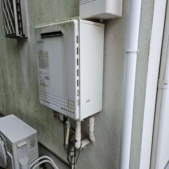 工事前　神奈川県横須賀市のお客様のガス給湯器交換工事