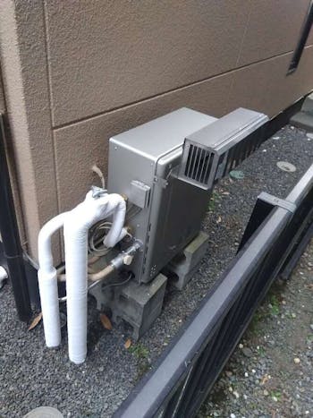 東京都青梅市のお客様のガス給湯器交換工事