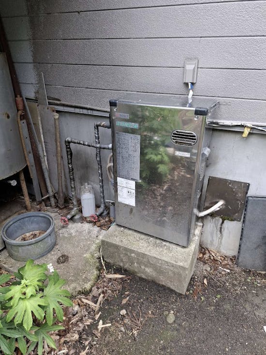 工事前 宮城県仙台市のお客様のノーリツ石油給湯器交換工事