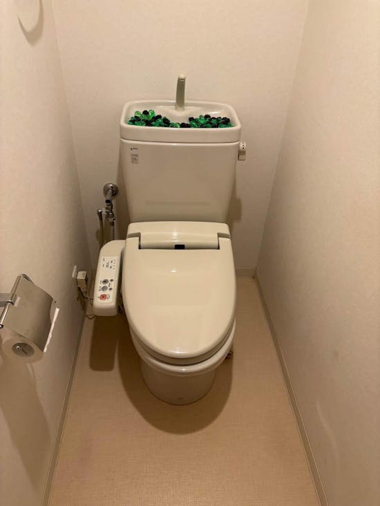 工事前　茨城県土浦市のお客様の便座交換工事