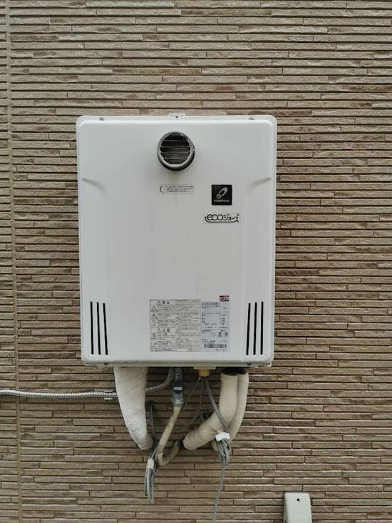 工事前　神奈川県南足柄市のお客様のガス給湯器工事