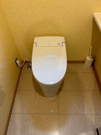 宮城県宮城郡のお客様のトイレ交換工事 