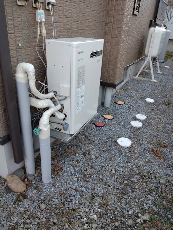 工事後　塩尻市のお客様の給湯器工事
