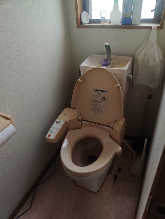 工事前　土浦市のお客様のトイレ交換工事