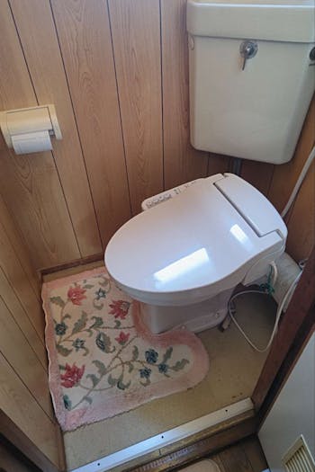 福島県いわき市のお客様の温水便座交換工事 