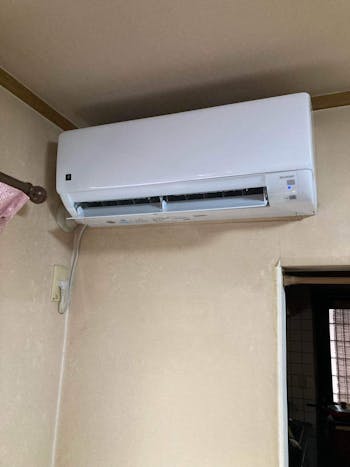 東京都立川市のお客様のエアコン工事