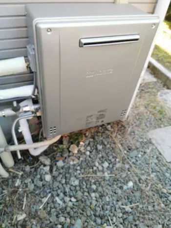 神奈川県南足柄市のお客様のガス給湯器工事