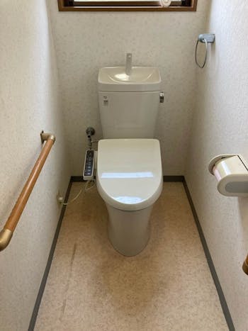 静岡県磐田市のお客様のトイレ交換工事