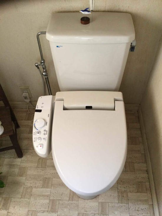 工事前　東京都青梅市のお客様の便座交換工事 