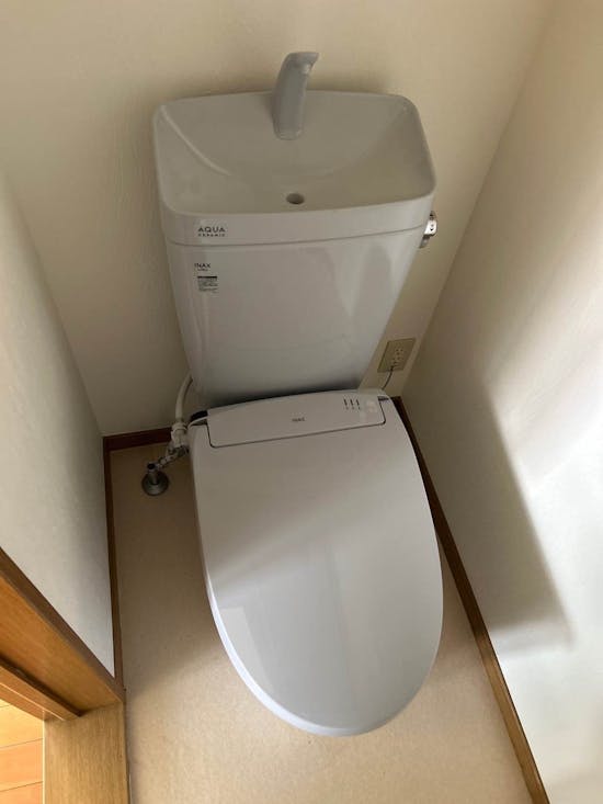 工事後　宮城県多賀城市のお客様のLIXILトイレ工事パック 