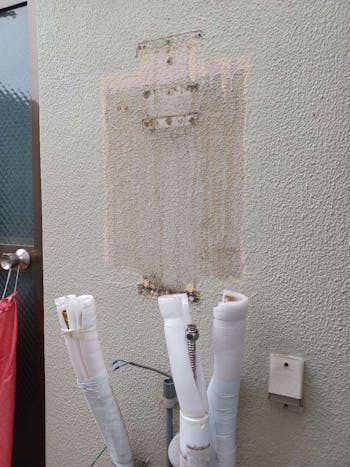 東京都八王子市のお客様のガス給湯器交換工事　具体的な工事内容1