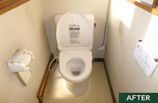 工事後 群馬県のお客様のトイレ工事