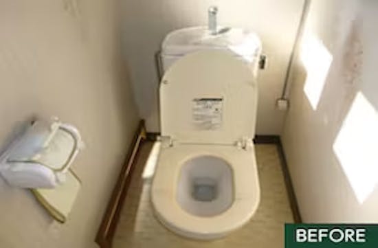 工事前 群馬県のお客様のトイレ工事