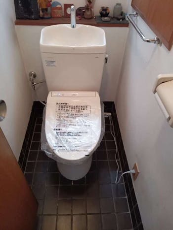 東京都昭島市のお客様のトイレ交換工事