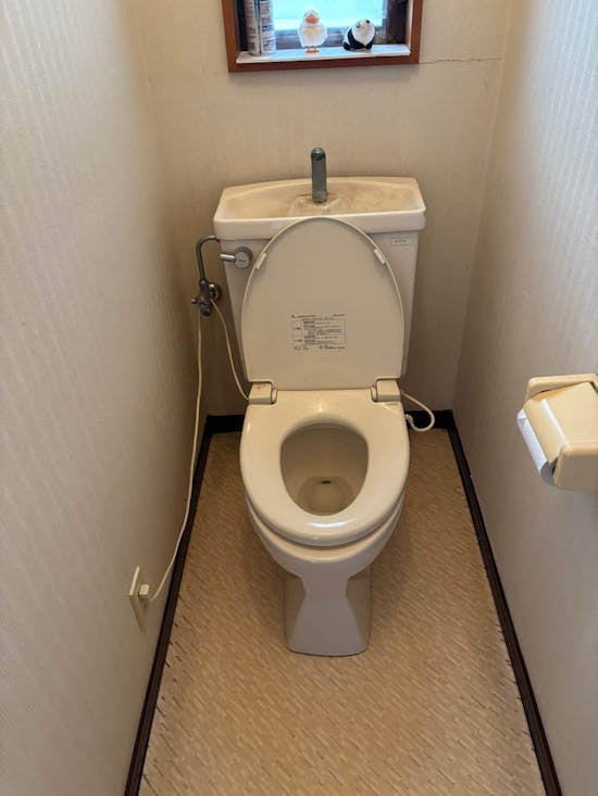 工事前　茨城県石岡市のお客様のトイレ交換工事