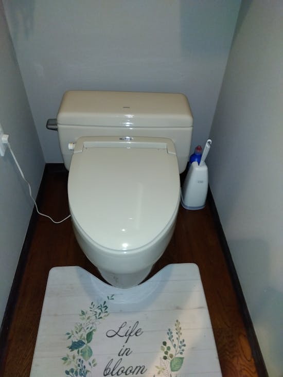 工事前　北佐久郡軽井沢町のお客様のトイレ工事