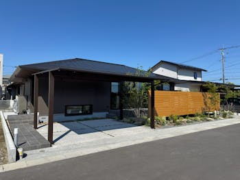 福岡県のお客様のカーポート設置工事