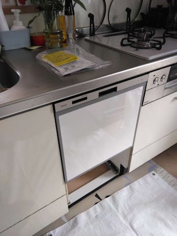 神奈川県藤沢市のお客様の食洗器交換工事